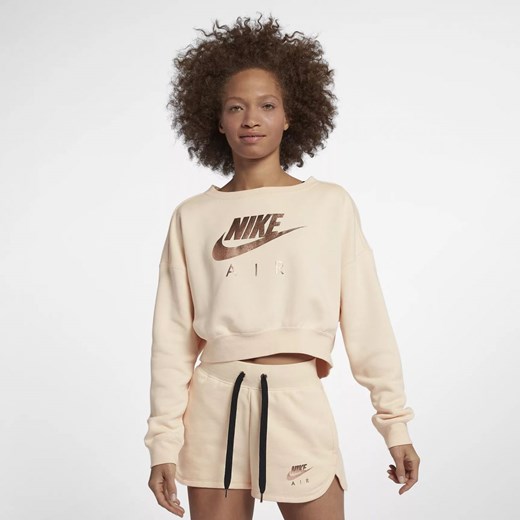 Bluza damska Nike z napisami krótka