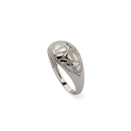 Polcaratdesign pierścionek srebrny 