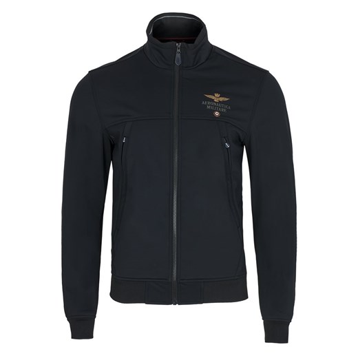 Kurtka męska Aeronautica Militare casual z napisami 