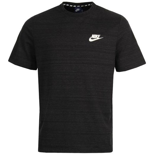Koszulka męska Top Short Knit Sportswear NSW Advance 15 Nike (czarna)
