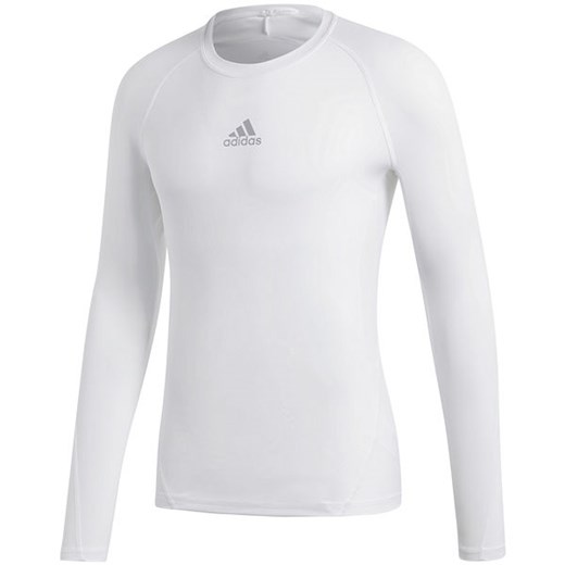 Longsleeve termoaktywny męski Alphaskin Sport Lst Adidas (biała)
