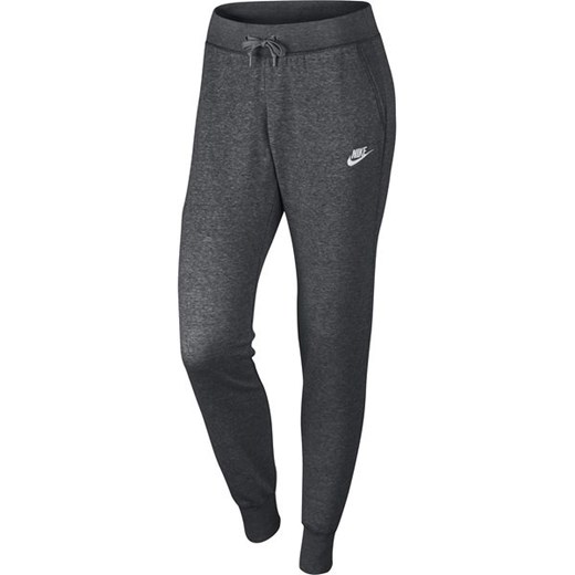 Spodnie dresowe damskie NSW Fleece Tight Nike (ciemny szary melanż)