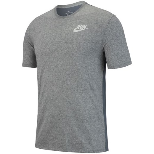 Koszulka męska Dry Solid Swoosh Nike (szara)