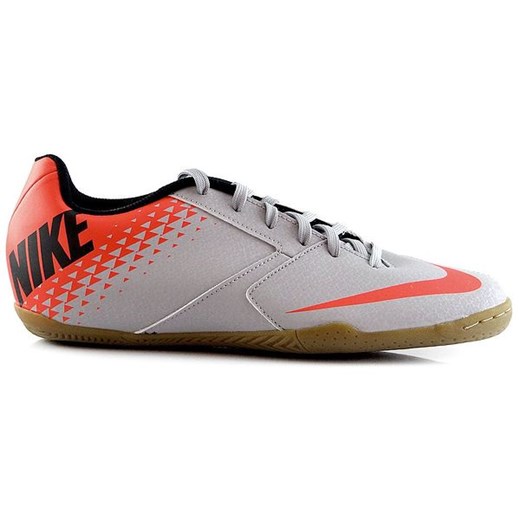 Buty piłkarskie halowe Bomba X IC Nike (szaro-pomarańczowe)