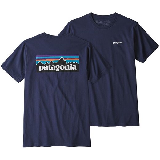 Koszulka męska Logo Organic P-6 Patagonia (classic navy)