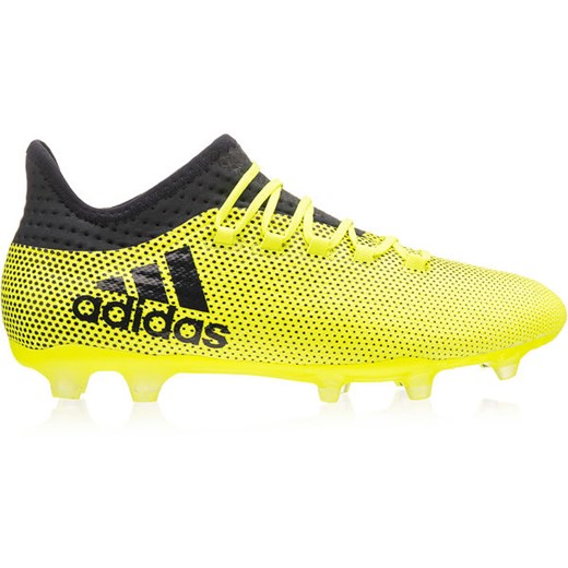 Buty piłkarskie korki X 17.2 Techfit FG Adidas (neonowo żołte)