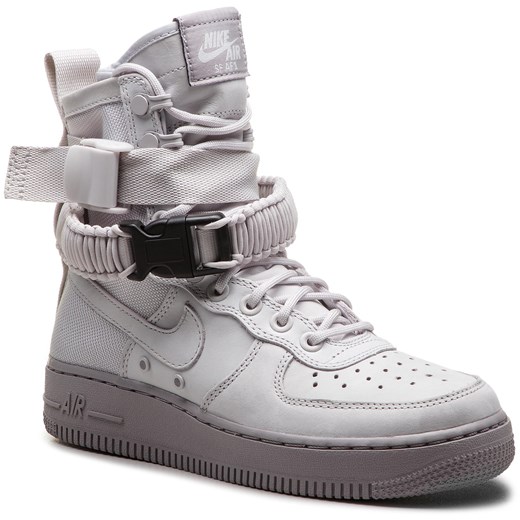 Buty sportowe damskie białe Nike sznurowane z tworzywa sztucznego bez wzorów 
