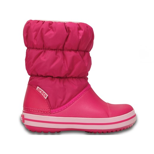 Śniegowce dziecięce CROCS Winter Puff Boot Kids różowe