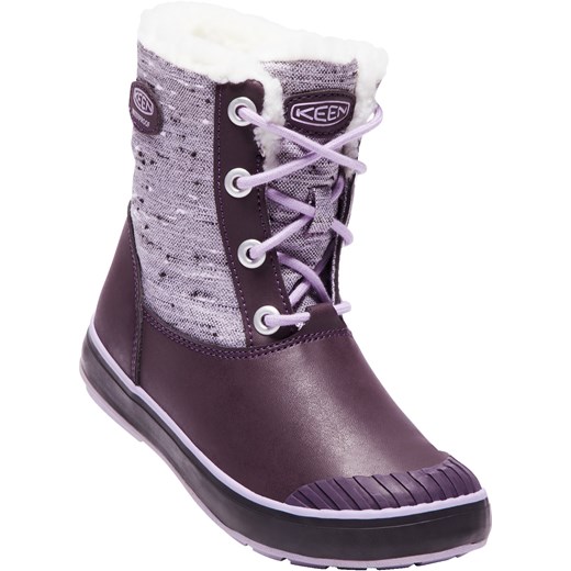 KEEN buty zimowe Elsa Boot Wp Jr plum/lilac pastel US 3 (35 EU), BEZPŁATNY ODBIÓR: WROCŁAW!