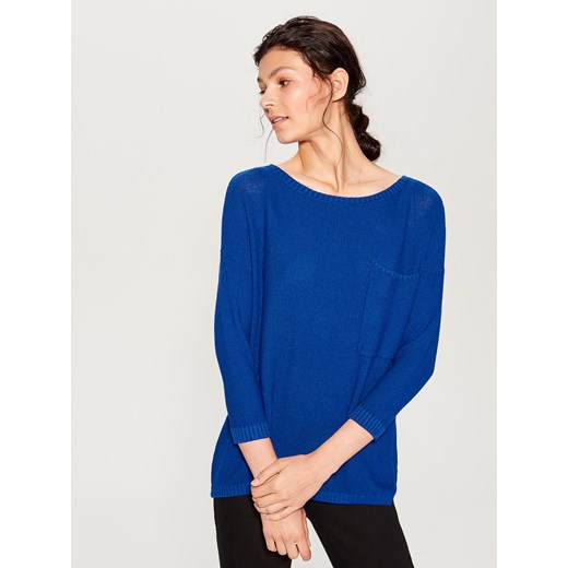 Mohito - Sweter z kieszonką - Niebieski