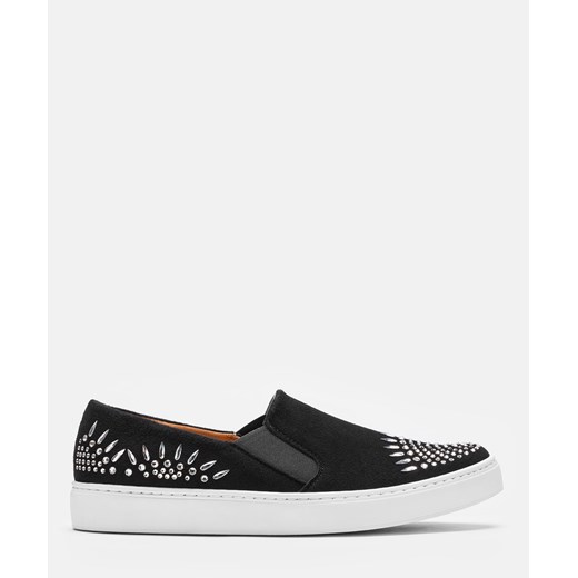Czarne sneakersy wysadzane kryształami Swarovskiego®
