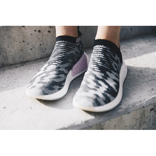 Szare buty sportowe damskie Adidas Originals nmd 