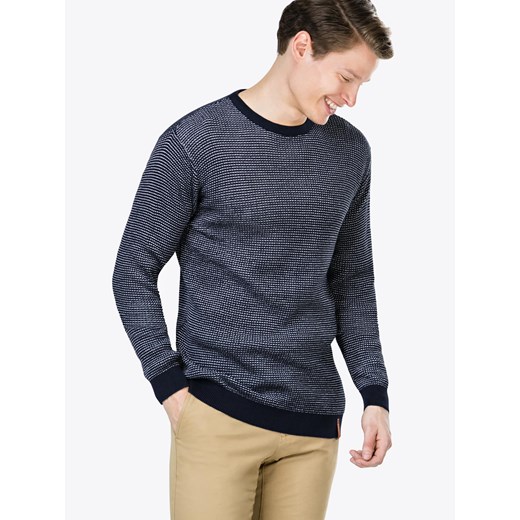 Sweter 'Two color O-neck knit - GOTS'