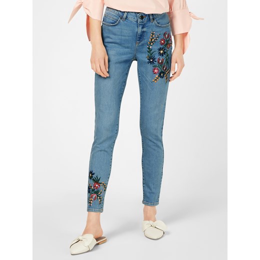 Jeansy 'ANKLE FLOWER PRINT'