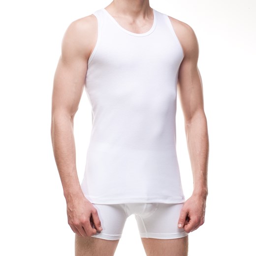 Koszulka Authentic 213 Ribbed cornette-underwear bialy bawełniane