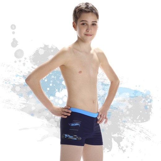 Kąpielówki chłopięce "Fast" Hot Wheels cornette-underwear brazowy Kąpielówki