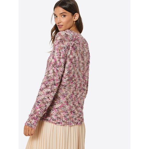 Sweter damski Vero Moda różowy z okrągłym dekoltem 