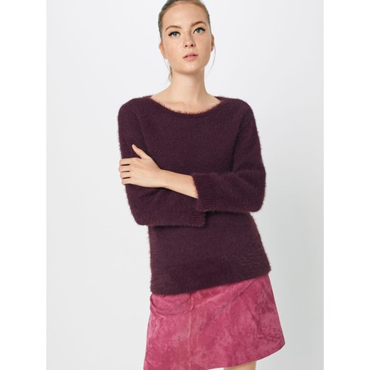 Sweter damski More & z okrągłym dekoltem z tkaniny 
