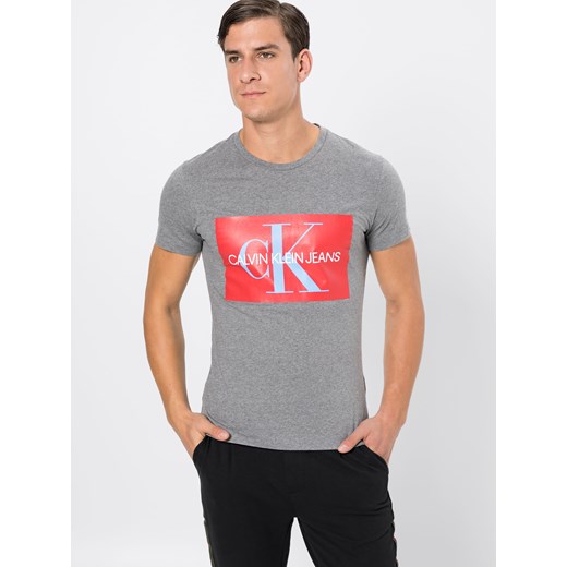 T-shirt męski Calvin Klein z krótkim rękawem z tkaniny 