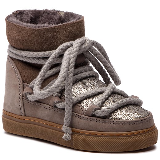 Buty zimowe dziecięce Inuikii bez wzorów na zimę 