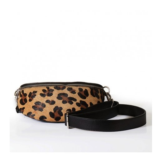 Nerka saszetka damska panterka animal print Vera Pelle stylowagalanteria.com