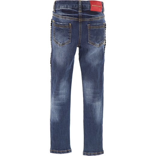 Spodnie dziewczęce Monnalisa jeansowe 