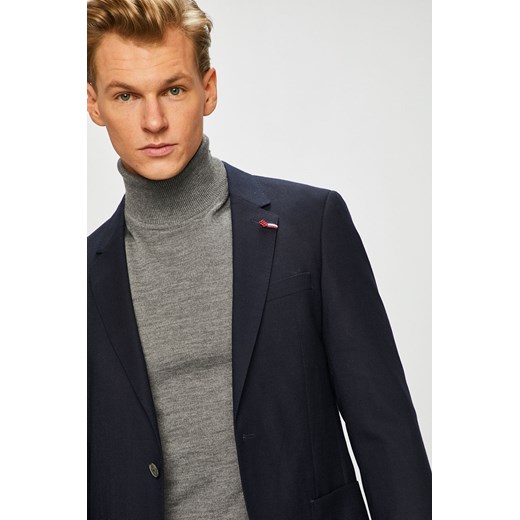 Marynarka męska Tommy Hilfiger Tailored gładka wełniana