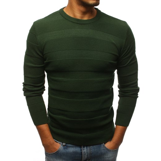 Sweter męski zielony Dstreet 