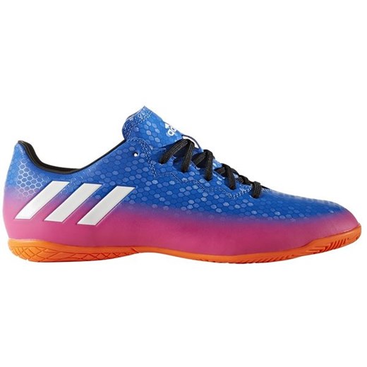 Buty piłkarskie halowe Messi 16.4 IN Adidas (niebiesko-różowe) Adidas  45 1/3 wyprzedaż SPORT-SHOP.pl 