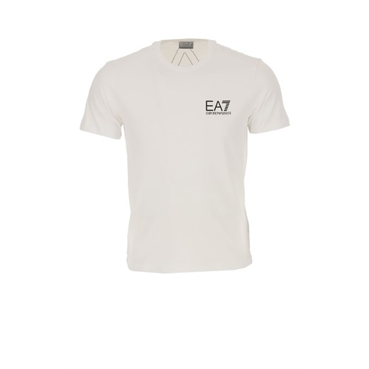 Emporio Armani Koszulka dla Mężczyzn, Biały, Bawełna, 2019, L M S XL Emporio Armani  M RAFFAELLO NETWORK
