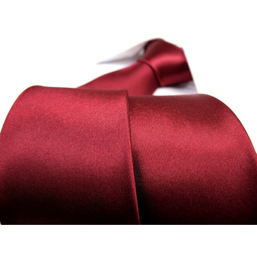 Dunpillo krawat czerwony gładki 