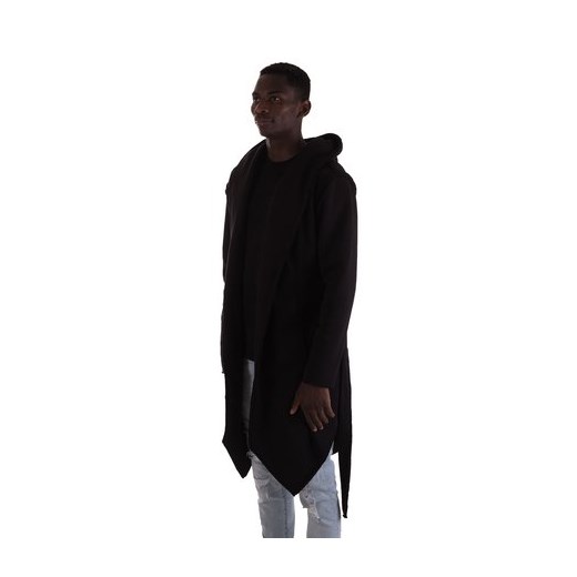 Czarny sweter męski Theg Clothing bez wzorów 