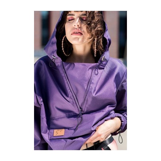 Softshell violet hoodie