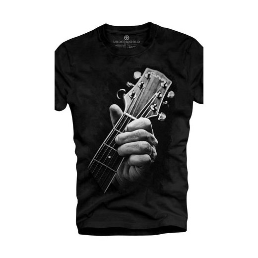 T-shirt UNDERWORLD Ring spun cotton Guitar Head