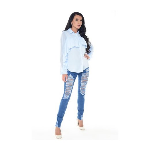 Kelly Couronne jeansy damskie niebieskie 