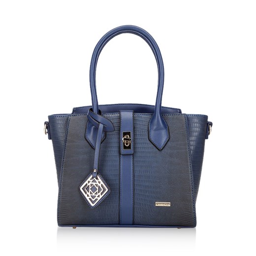 Shopper bag niebieska Wittchen 