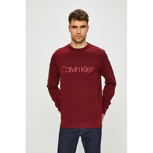 Calvin Klein bluza męska czerwona jesienna 