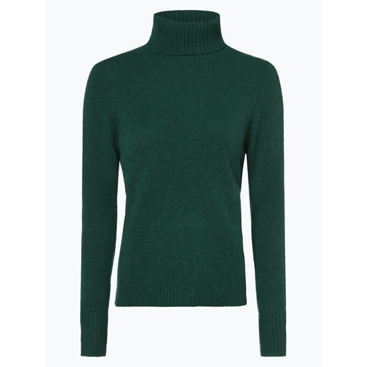Sweter damski Franco Callegari zielony wełniany z golfem 