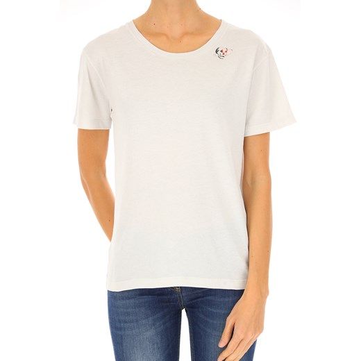 Yves Saint Laurent Koszulka dla Kobiet Na Wyprzedaży, ecru, Bawełna, 2019, 38 40 M