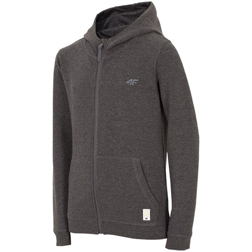 Bluza dla małych dziewczynek JBLD100 - ciemny szary melanż