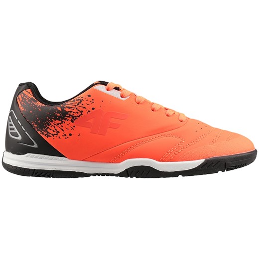 Halowe buty piłkarskie dla dużych dzieci (chłopców) JOBMP400H - pomarańcz neon
