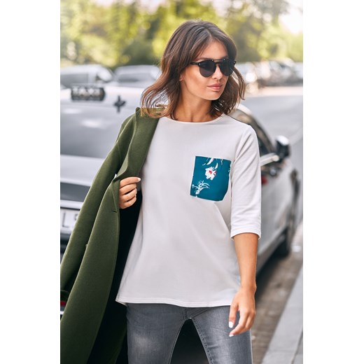 Bluzka damska Cudmoda w kwiaty