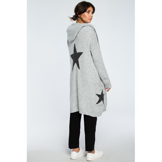 Sweter damski Be Knitwear z dekoltem w literę v