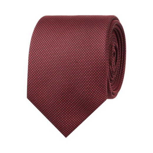 Krawat Jake*s czerwony bez wzorów 