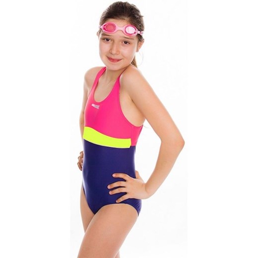 Kostium kąpielowy Aqua-speed Junior Emily różowo-fioletowy