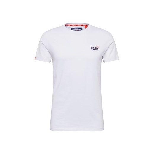 Biały t-shirt męski Superdry z krótkim rękawem 