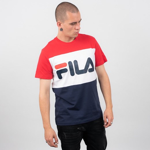 T-shirt męski Fila z krótkimi rękawami z bawełny 