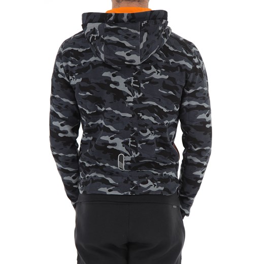 Emporio Armani Bluza dla Mężczyzn Na Wyprzedaży, maskujący szary, Bawełna, 2019, S XL