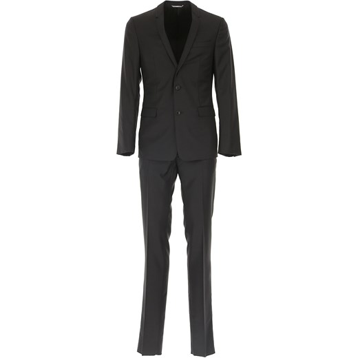 Czarny garnitur męski Christian Dior elegancki 