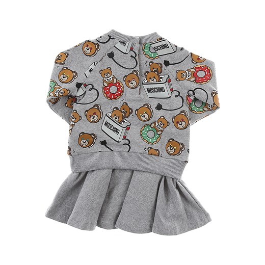 Odzież dla niemowląt Moschino z nadrukami z elastanu 